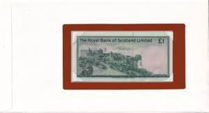 Scotland, 1 Pound, 1981, UNC, p336a, FOLDER