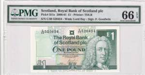 Scotland, 1 Pound, ... 