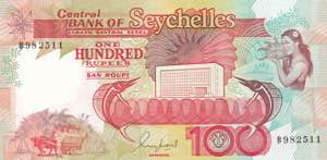 Seychelles, 100 Rupees, ... 