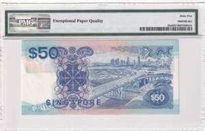 Singapore, 50 Dollars, 1987, UNC, p22a