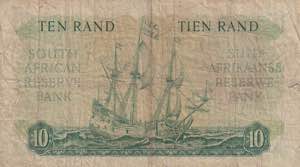 South Africa, 10 Rand, 1962/1965, FINE, p107b