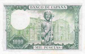 Spain, 1.000 Pesetas, 1965, AUNC, p151