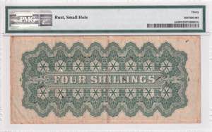 Bahamas, 4 Shillings, 1906, VF, pA8