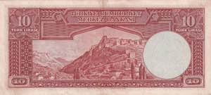 Turkey, 10 Lira, 1938, XF(+), p128, ... 