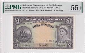 Bahamas, 1 Pound, 1954, ... 
