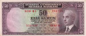 Turkey, 50 Kurush, UNC, ... 