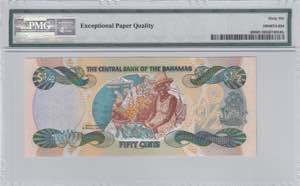 Bahamas, 1/2 Dollar, 2001, UNC, p68