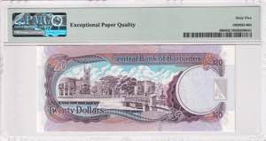 Barbados, 20 Dollars, 2007, UNC, p69b