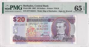 Barbados, 20 Dollars, ... 