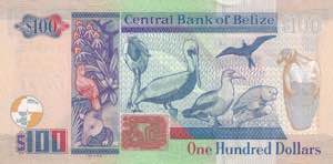 Belize, 100 Dollars, 2016, UNC, p71c