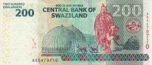 Swaziland, 200 Emalangeni, 2014, UNC, p40b