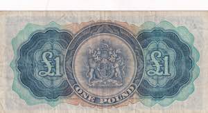 Bermuda, 1 Pound, 1952, VF, p20