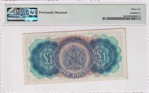 Bermuda, 1 Pound, 1966, VF, p20d