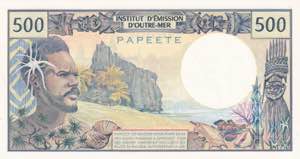 Tahiti, 500 Francs, 1985, UNC, p25d