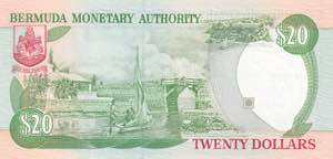 Bermuda, 20 Dollars, 1997, UNC, p47