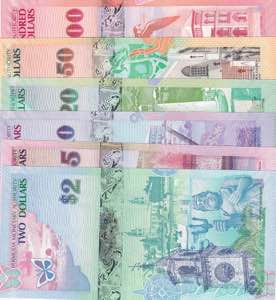 Bermuda, 2-5-10-20-50-100 Dollars, 2009, ... 