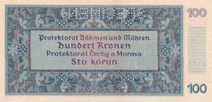 Bohemia and Moravia, 100 Korun, 1940, ... 