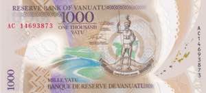 Vanuatu, 1.000 Vatu, ... 