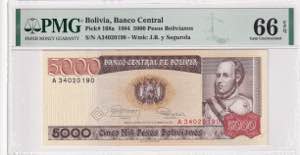 Bolivia, 5.000 Pesos ... 
