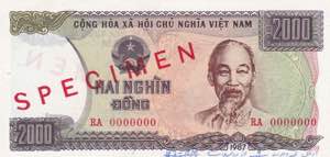 Viet Nam, 2.000 Dông, ... 