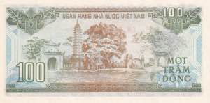 Viet Nam, 100 Dông, 1991, UNC, p105, Radar