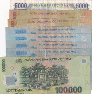 Viet Nam, 5.000-10.000-20.000-100.000 Döng, ... 