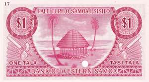 Western Samoa, 1 Tala, 1967, UNC(-), ... 