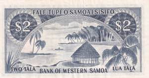 Western Samoa, 2 Tala, 1967, XF(-), p17c