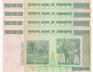 Zimbabwe, 1 Billion Dollars, 2008, UNC, p83, ... 