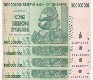 Zimbabwe, 1 Billion ... 