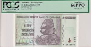Zimbabwe, 50 Trillion ... 