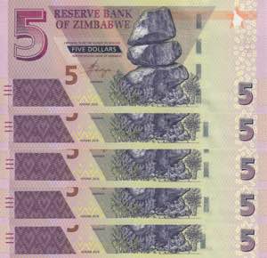 Zimbabwe, 5 Dollars, ... 