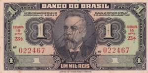 Brazil, 1 Mil Reis, ... 