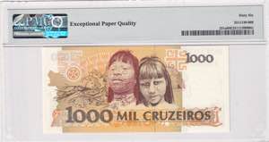 Brazil, 1.000 Cruzeiros, 1990, UNC, p231a