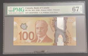 Canada, 100 Dollars, ... 