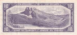 Canada, 10 Dollars, 1954, VF(+), p79b
