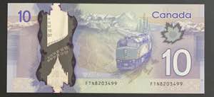 Canada, 10 Dollars, 2013, UNC, p107c