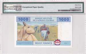 Central African States, 1.000 Francs, 2015, ... 