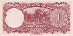 China, 1 Yuan, 1936, AUNC(-), p212a