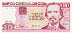 Cuba, 100 Pesos, 2013, ... 