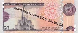 Dominican Republic, 50 Pesos Dominicanos, ... 