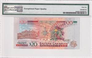 East Caribbean States, 20 Dollars, 2008, ... 