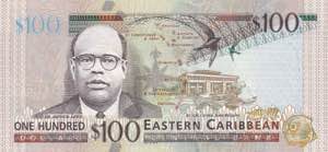 East Caribbean States, 100 Dollars, 2015, ... 