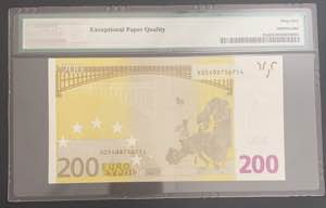European Union, 200 Euro, 2002, UNC, p19x