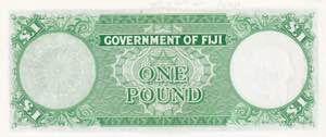 Fiji, 1 Pound, 1961, AUNC, p53ds, SPECIMEN