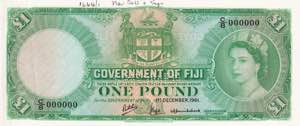 Fiji, 1 Pound, 1961, ... 
