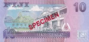 Fiji, 10 Dollars, 2013, UNC, p116s, SPECIMEN
