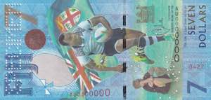 Fiji, 7 Dollars, 2017, ... 