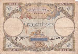France, 50 Francs, 1930, ... 