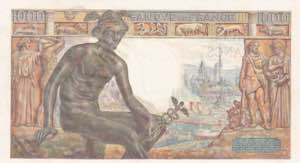 France, 1.000 Francs, 1943, UNC(-), p102